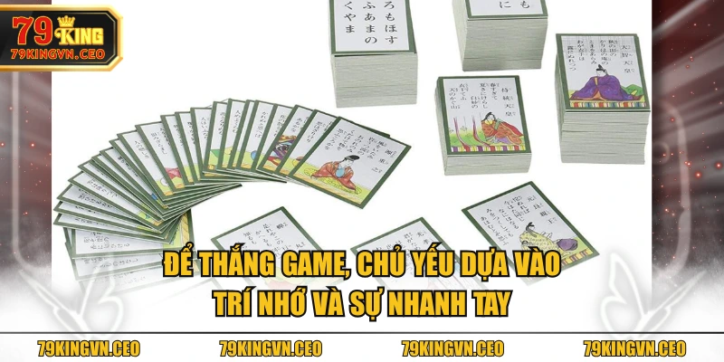 Để thắng game, chủ yếu dựa vào trí nhớ và sự nhanh tay
