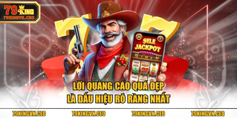 Lời quảng cáo quá đẹp là dấu hiệu rõ ràng nhất