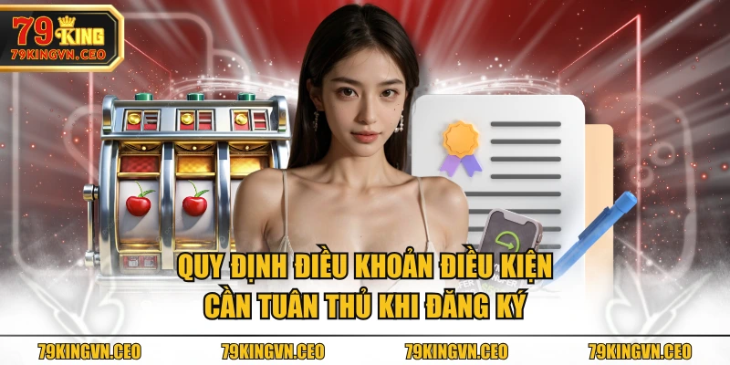 Quy định điều khoản điều kiện cần tuân thủ khi đăng ký